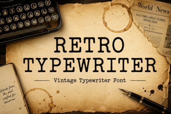 Download Retro Typewriter - Writer Collection