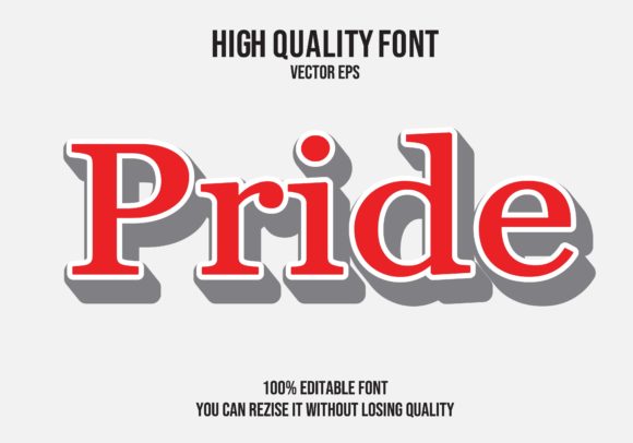 Download Pride Vector Text Effect Fully Editable - Fully editable Collection