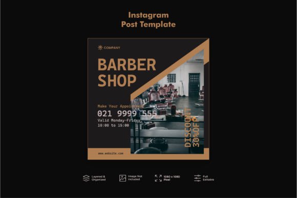 Download Babershop Social Media Kit Vol.5 - Premium Resources