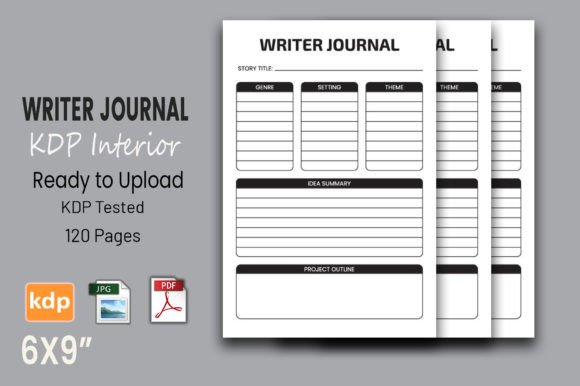 Download Writer Journal| KDP Interior - Writer Collection