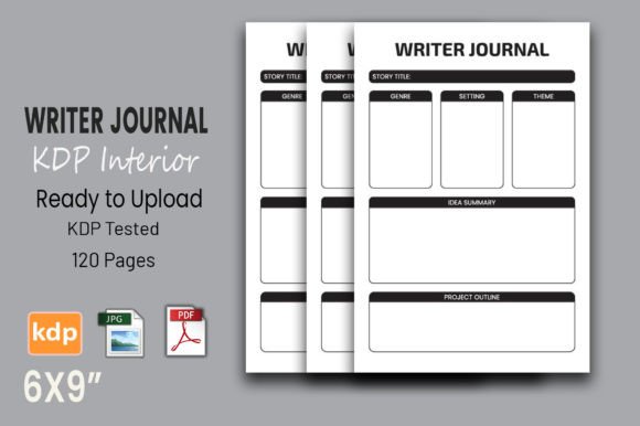 Download Writer Journal| KDP Interior - Writer Collection